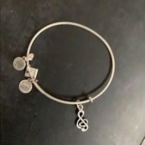 Alex and Ani Music Note Bangle